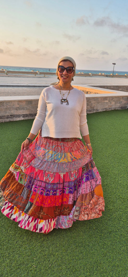 Pure Silk Skirt